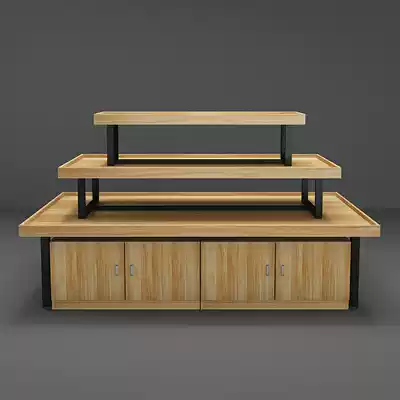 Supermarket promotion desk Toy Nakajima shelf Stationery assembly table shelf shelf Maternal and child display cabinet Clothing shoe store