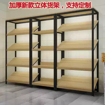 Shelf shelf Display cabinet bevel display makeup Fruit shopping mall gift shoe store Nakajima cabinet Supermarket snack rack