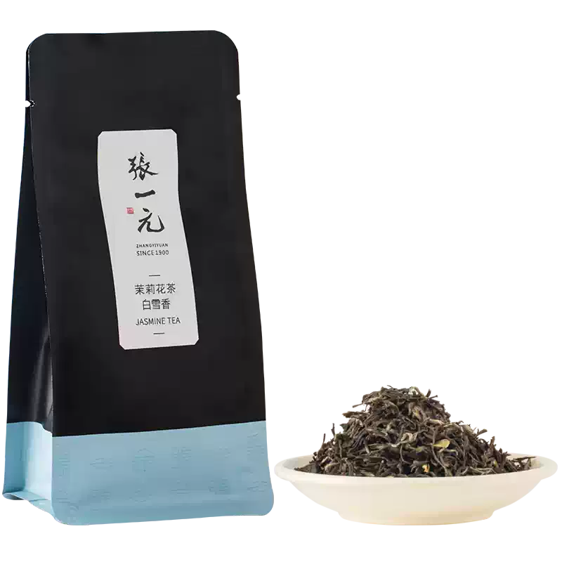 张一元特级白雪香茉莉花茶50g 北京产四季通用浓香型口粮