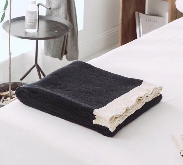 Bông đan chăn ngủ đơn giản in giường chăn sofa chăn giải trí chăn trang trí chăn inn khăn - Ném / Chăn chăn nỉ cho bé