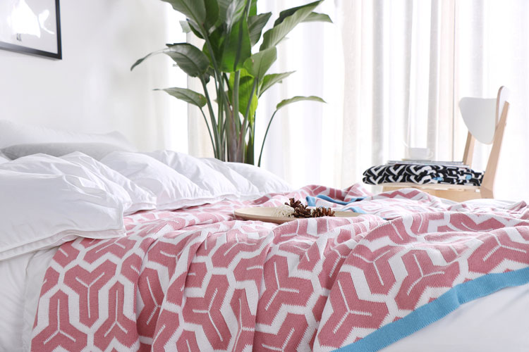 Mô hình Bắc Âu phòng trang trí chăn bông sofa giải trí chăn nap chăn chăn bông chăn bông đan chăn - Ném / Chăn giá chăn lông
