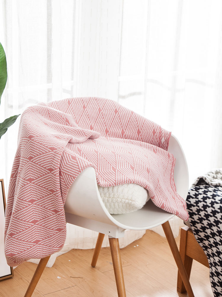 Mô hình Bắc Âu phòng trang trí bông hộ gia đình giải trí chăn sofa chăn khăn choàng chăn lười chăn mền bông - Ném / Chăn mền nỉ nhung