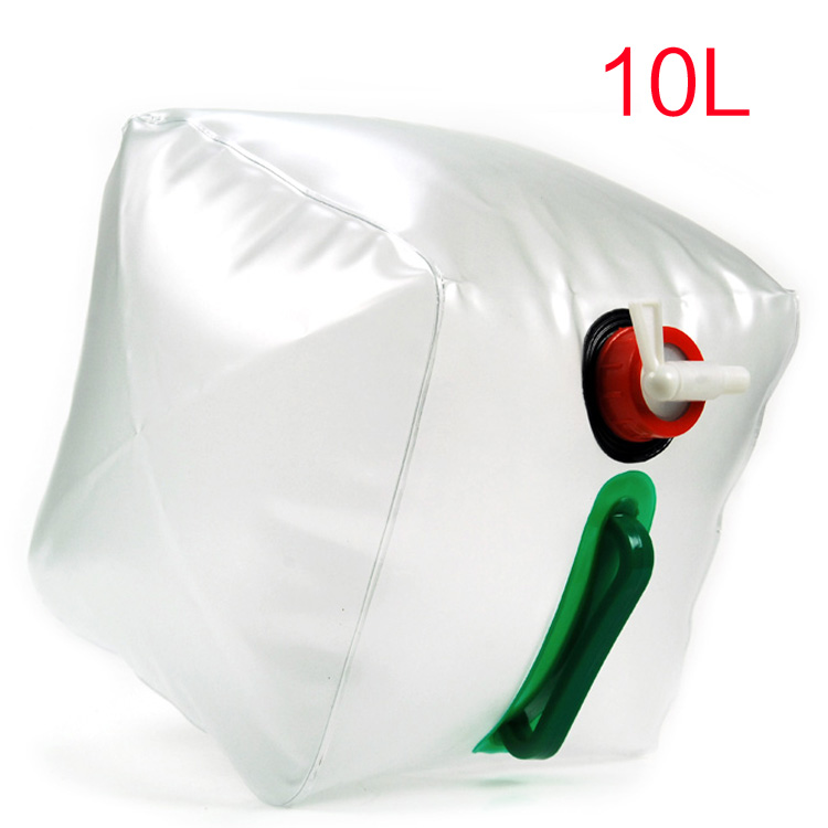 Outdoor Portable Bucket Tourist Camping Trip Sports Water Bags Riding Mountaineering Folding Water Bottles Water Emergency Water Storage