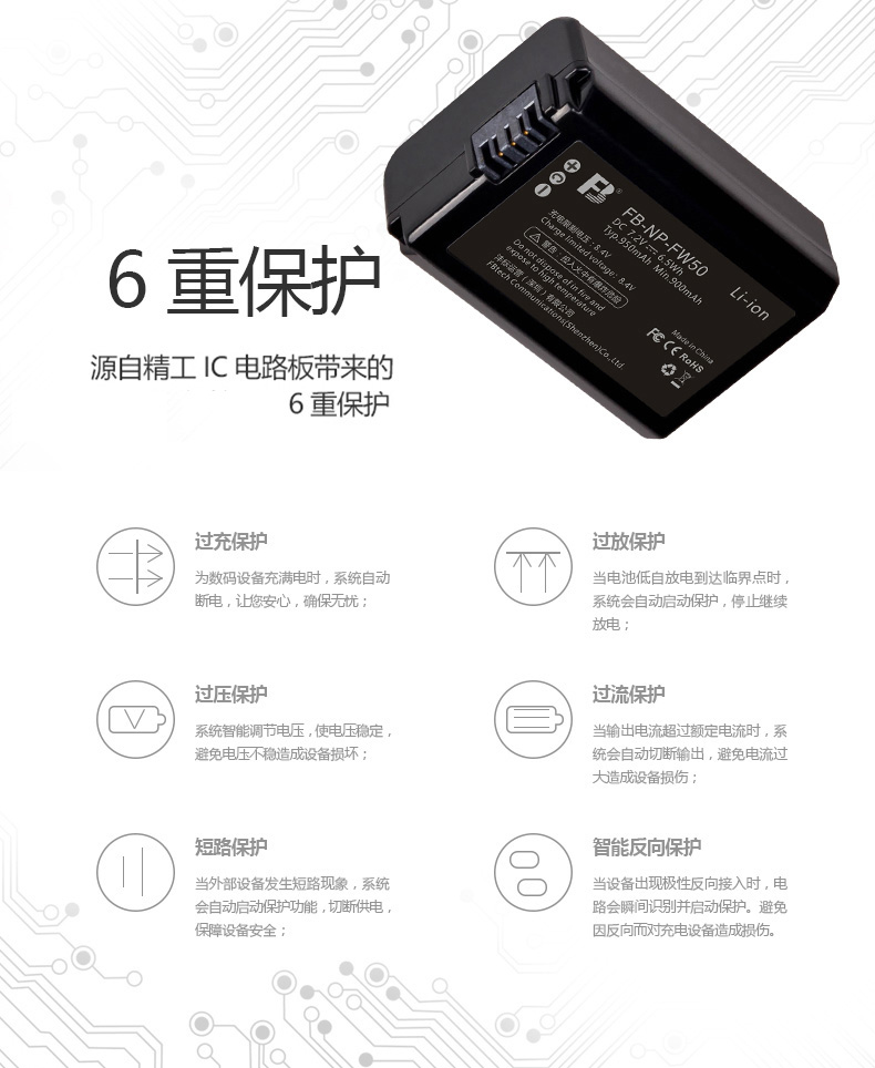 Feng superscript 2 đôi pin sạc Sony NP-FW50 vi camera sạc di động a7r2 A6000 a5100a5000a6300a6500 a7 pin a7m2 nex-5t - Phụ kiện máy ảnh kỹ thuật số túi billingham
