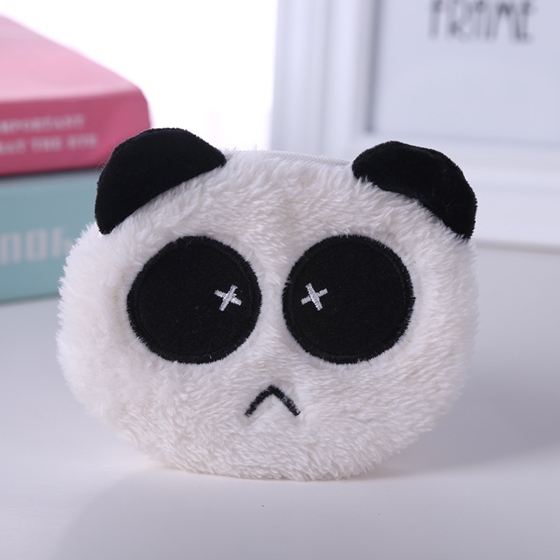 Plush Animal Zero, Wallet Childrens Wallet Cartoon dễ thương sang trọng nhỏ Zero, Wallet Headphone cáp Pack.