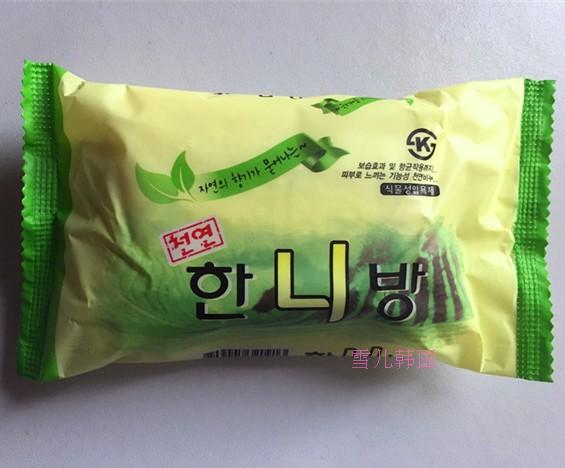 Korean bamboo to ash soap bath without rubbing Korean ash soap green tea green bamboo formula 170g