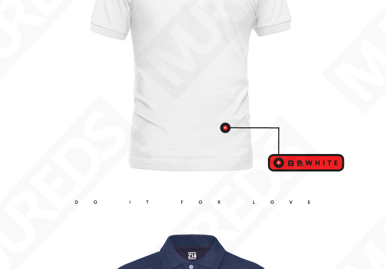 MUREDS nguyên bản Manchester United màu đỏ quỷ cổ điển đinh ba nhỏ thêu thêu áo POLO tại chỗ - Áo polo thể thao áo polo nam trung niên