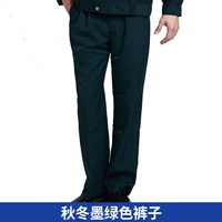 Демисезонные зеленые штаны