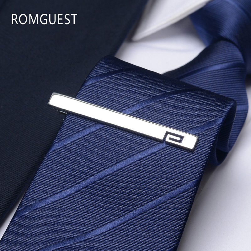 Rotating Hollow Design Silver and Gold Tie Clip for Men, Business Formal Wear Tie Accessory, Gift for Men and Women, Trendy Pin Rotating Hollow Design Silver and Gold Tie Clip for Men, Business Formal Wear Tie Accessory, Gift for Men and Women, Trendy Pin