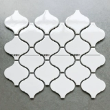 Большой фонарь Черно -белый керамический мозаичный улучшение домов