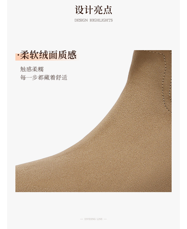 Западные Boots 森达微笑靴西部靴女年冬新潮流粗跟休闲堆堆靴长筒靴zti62dg5 Senda