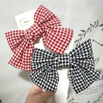 Thousand birds big bow hairclip headgear back head clip Net red top clip hair Japanese and Korean little girl Women