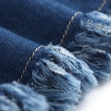 Krazy Приталенная джинсовая юбка в стиле хип-хоп, высокая талия