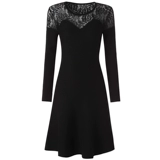 Кружевной дизайнерский эластичный ретро корсет, трикотажное платье