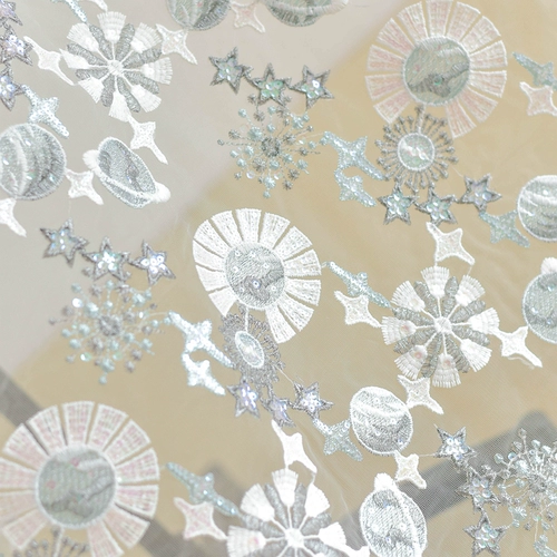 Блестки для ногтей, кружевная ткань, свадебное платье, вечернее платье, юбка, в цветочек, с вышивкой