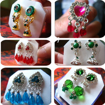 India brings back shiny design rhinestone chic earrings a lot of good mood
