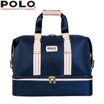 New POLO golf clothes bag double mens clothing bag golf ball bag travel bag large capacity nylon cloth