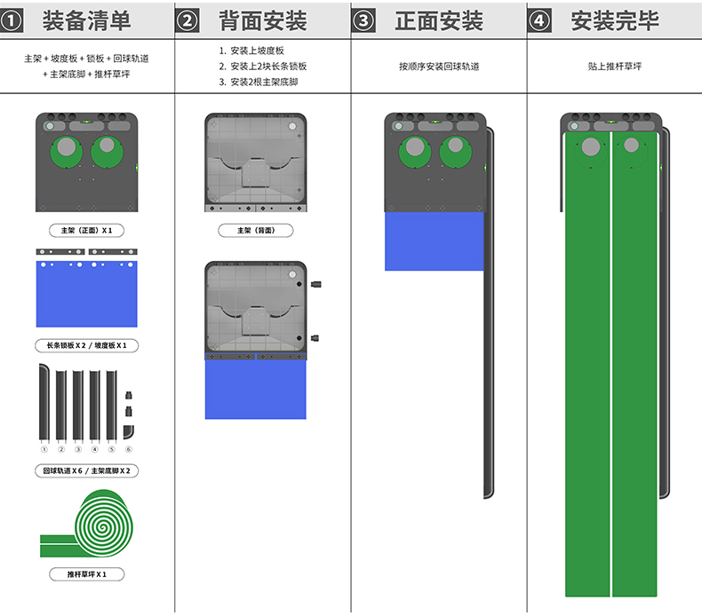 Trong nhà golf thực hành putter simulator với trở lại bóng theo dõi văn phòng tập thể dục chăn mở rộng dốc điều chỉnh bộ gậy đánh golf honma 4 sao	