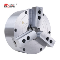 Double defox hollow oil pressure pneumatic power three-claw chuck hydraulic chuck collet steel body