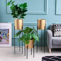 Nordic simulation green plant potted large plant living room bedroom floor decoration turtle back leaf scattered tail sunflower net red decoration