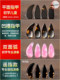 Tangyin Guzheng Nails Professional Nail Tips for Children Beginners and Adults, Tortoiseshell Color Artificial Nails, Cow Bone Performance Grade