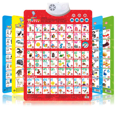 汉语拼音字母表墙贴声母韵母有声挂图