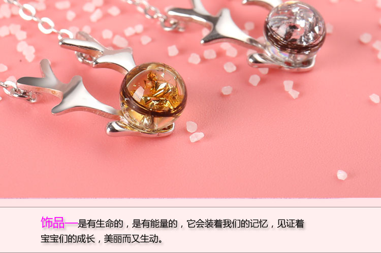 Trẻ sơ sinh tóc bé mặt dây chuyền lưu niệm handmade bé tóc sterling bạc vòng cổ nhung bé dây chuyền tóc bé - Quà lưu niệm cho bé / Sản phẩm cá nhân đồ chơi cho bé
