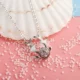Trẻ sơ sinh tóc bé mặt dây chuyền lưu niệm handmade bé tóc sterling bạc vòng cổ nhung bé dây chuyền tóc bé - Quà lưu niệm cho bé / Sản phẩm cá nhân quà cho bé trai