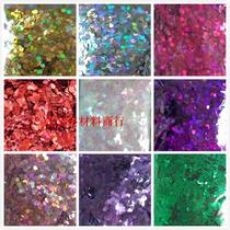 DIY mobile phone case glitter laser powder manicure sequins glitter 3mm colorful laser powder laser peach colorful film