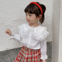 Childrens shirt Autumn Childrens Clothing 1 - 6 Years Old Babys Lap 3 Girls Yellow Sleeved Shirt Princess Wind