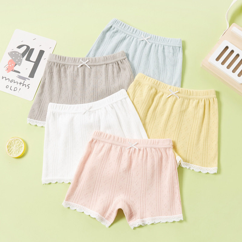Girl Safety Pants Anti Walking Light Pure Cotton Plus Gear Woman Baby Breathable Underwear Summer Thin little girl hit bottom shorts 