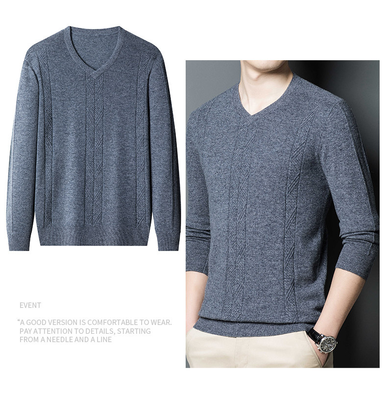 Шерстяной демисезонный свитер, демисезонная трикотажная утепленный лонгслив для отдыха 