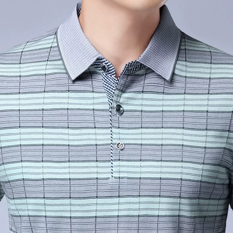 恒源祥 Silk short sleeve T-shirt