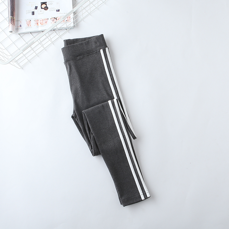 Quần legging thể thao nữ cộng với nhung dày 2018 phiên bản mới của Hàn Quốc mùa thu đông kéo dài eo cao mặc quần bó đồ mặc nhà