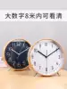 Table clock pendulum clock Desktop living room ornaments pendulum table table clock placement household simple desktop clock Nordic silent clock