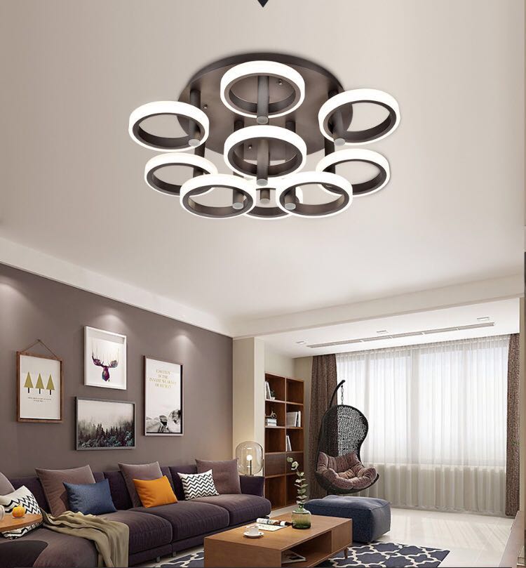 The Yihuan iron art suction ceiling lamp