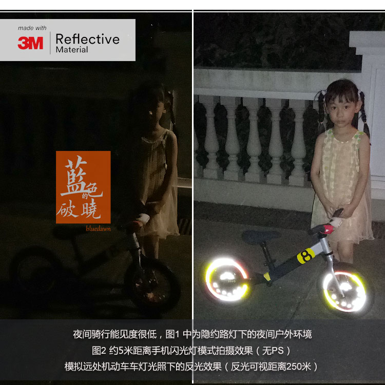 xe thăng bằng cho be 1 tuổi 3M Bánh xe phản quang Nhãn dán Bánh xe Phản xạ Cân bằng trẻ em Xe KOKUA DINO Bike8 Slide Walker - Smart Scooter xe thăng bằng zycom