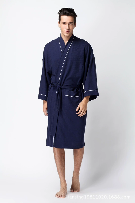Mùa xuân và mùa thu nam nữ vài chiếc áo choàng len mềm mại yukata áo choàng mùa xuân nóng với phân XL