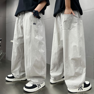 Boys' Pants Summer Thin Style 2026 New Children's Quick-Dry Pants Loose Casual Anti-Mosquito Pants Big Kids Autumn Long Pants — 2