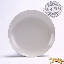 A certain British Bull Platter Disc Creative Superplate Fruit Pan Foreign Trade Raw Single Ceramic Cutlery Tailstock