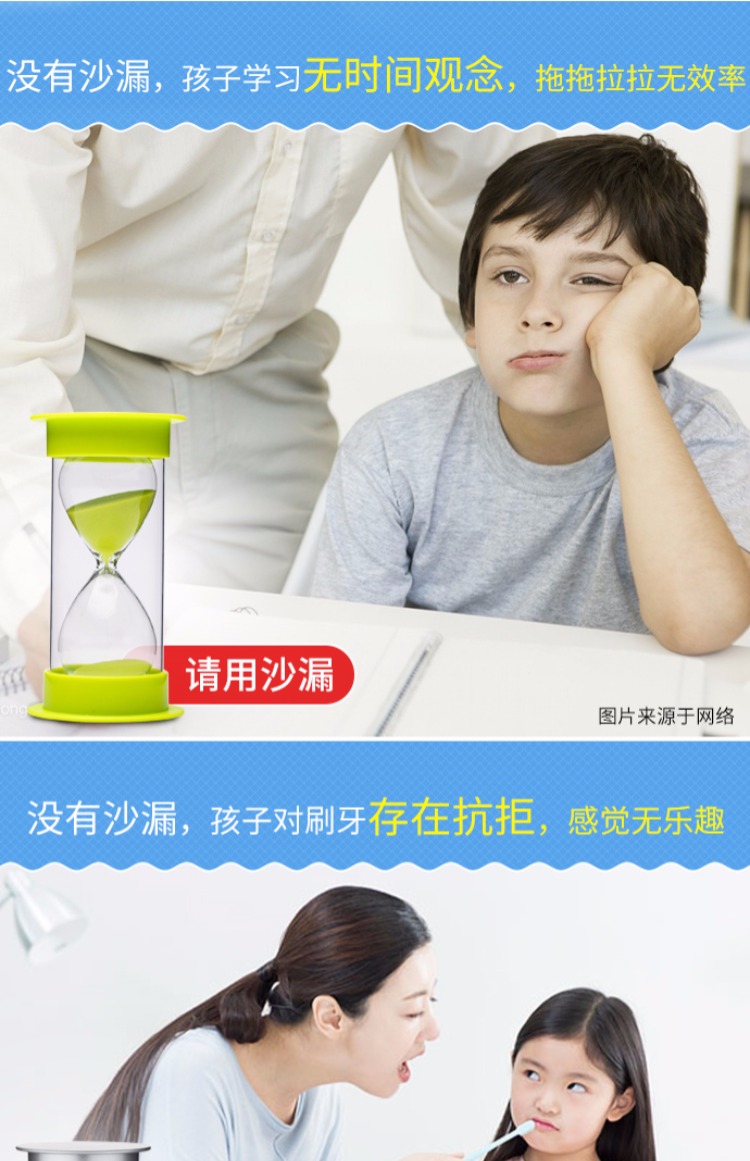 Đồng hồ bấm giờ đồng hồ bấm giờ thời gian sáng tạo của trẻ em Đồ trang trí sáng tạo thời gian 10/30/60 phút cá tính nhanh chóng và thả phễu chai - Trang trí nội thất trang tri phong tro
