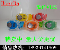 Sauna hand brand bathroom silicone bath bracelet induction hand fitness Bath Bath club number hand bracelet