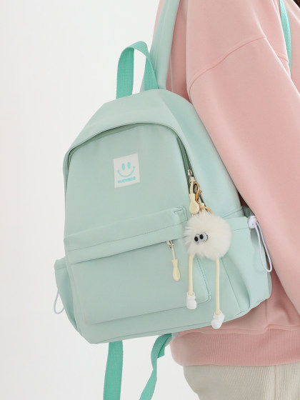 书包女大学生百搭日系初中生高中韩版少女新款双肩包森系旅行背包