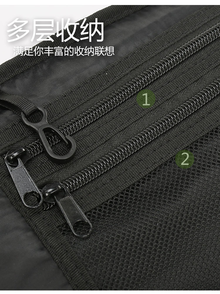Túi ngực đeo vai Messenger túi thủy triều nam nữ in túi du lịch hoang dã đường phố đa chức năng phòng tập thể dục nhỏ - Túi đai đeo hông chạy bộ