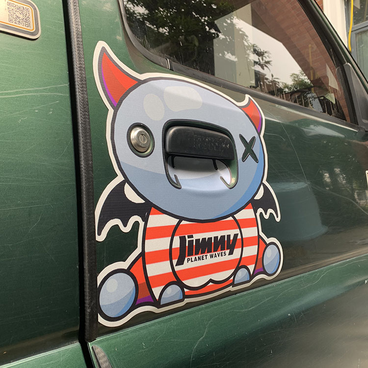 Jimny Jimny Cartoon Door Bowl Sticker Magnetic Door Bowl Xiaogi Animation Sticker Body Strap Flower