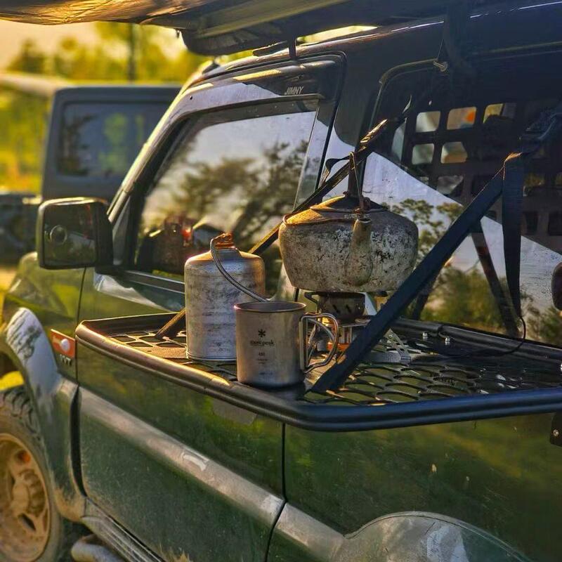 Jimny Modification Hunting Window Small Jimny External Storage Rack Jimny Expansion Rack Tactical Quick-Release Folding Table