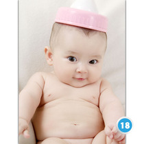 No 18 baby wall painting prenatal education poster Cute male and female baby pictures Wedding room wall sticker painting baby doll painting