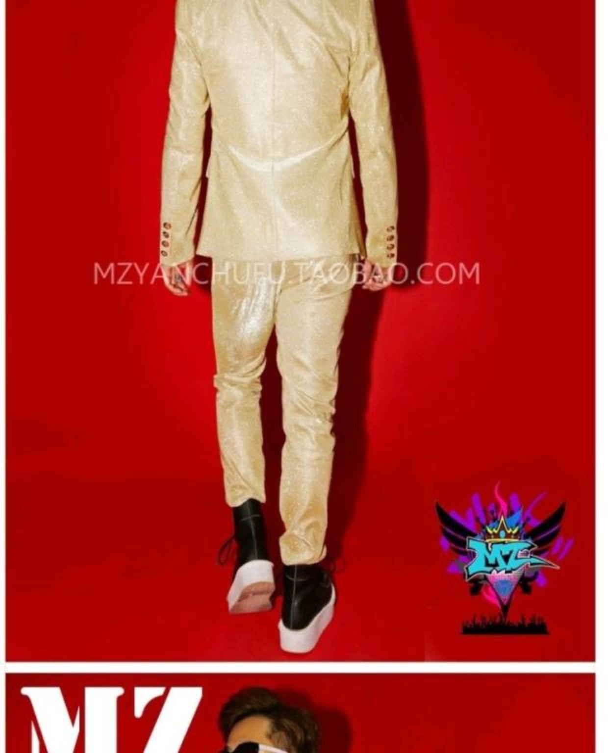 Người điều hành ăn mặc hộp đêm nam ca sĩ trang phục Slim suit bar nam DJ sequin phù hợp với thủy triều A286 áo khoác blazer nam
