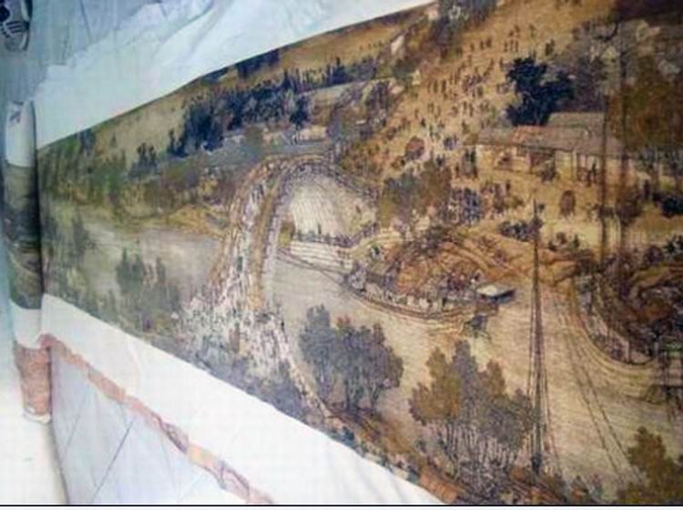 CMC cross stitch bức tranh phong cảnh đầy đủ cái nhìn toàn cảnh sáu mét trên 24 mét bộ sưu tập thêu của kho tàng bản đồ kho báu quốc gia - Công cụ & phụ kiện Cross-stitch tranh thêu chữ thập treo cầu thang