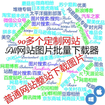 All picture batch downloader whole station e-commerce art search Forum photography album collection software crawler